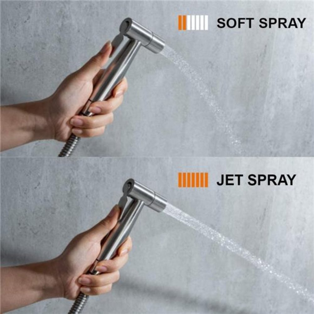 Handheld Bidet Sprayer for Toilet-Adjustable Water Pressure Control - Picture 6 of 6